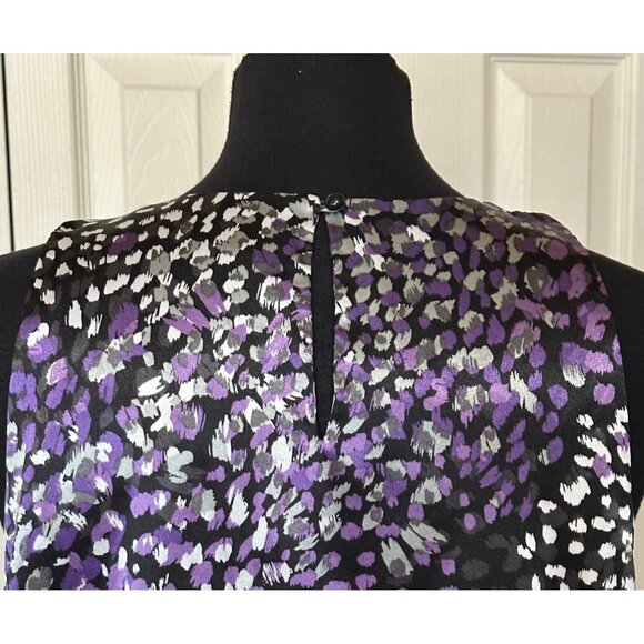 APT. 9 Sleeveless Geometric Blouse Polyester Spandex Blend Women's Size XL - Picture 12 of 13